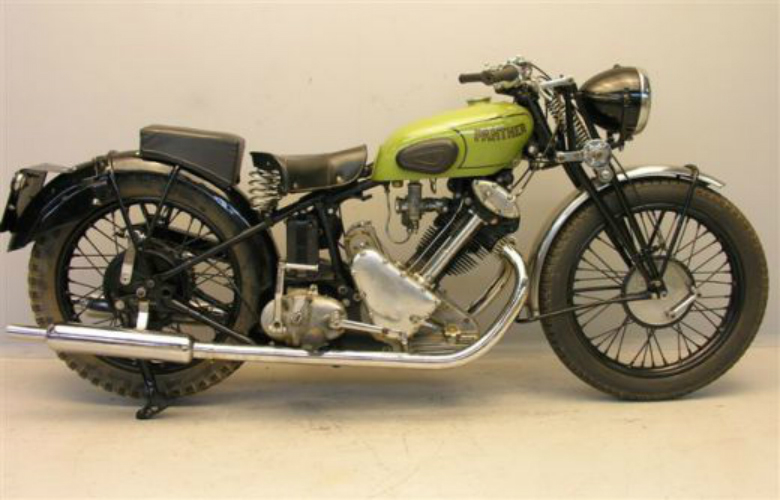 Panther Model 100S 1950s classic motorcycle