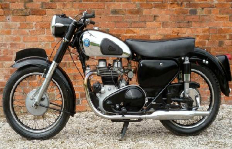 AJS Model 30 1950s classic motorbike