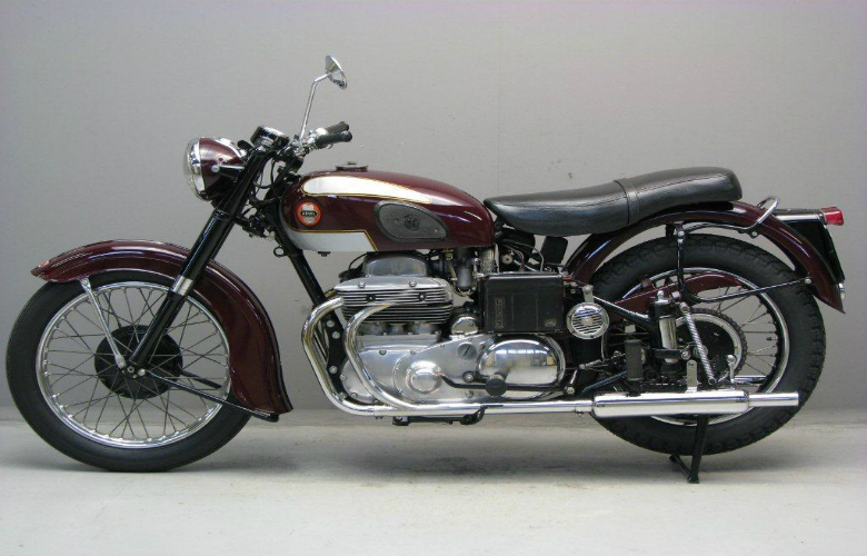 Ariel Square Four 1950s classic motorbike