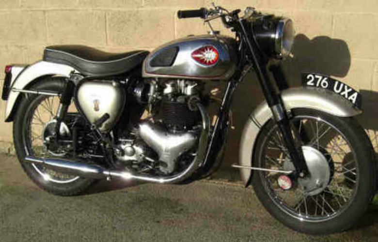 BSA A10 Golden Flash 1950s classic motorcycle