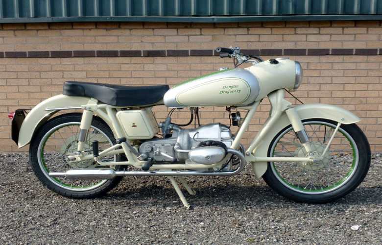 Douglas Dragonfly 1950s classic motorbike